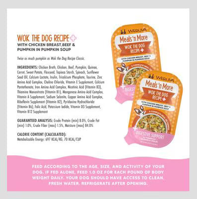 Weruva Meals 'n More Wok The Dog Recipe Plus For Dogs
