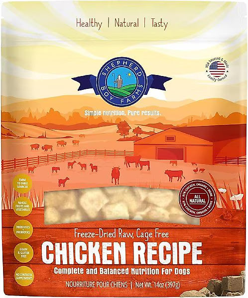 Shepherd Boy Farms Freeze-Dried Chicken Diet for Dogs