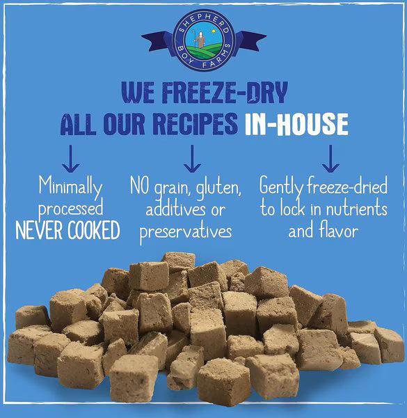 Shepherd Boy Farms Freeze-Dried Chicken Diet for Dogs