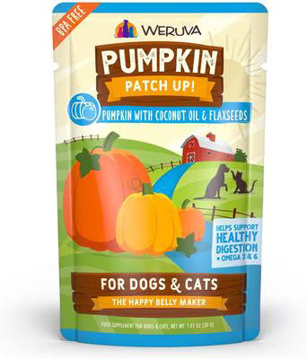 Weruva Pumpkin Patch Up Pumpkin with Coconut Oil & Flaxseeds For Cats and Dogs