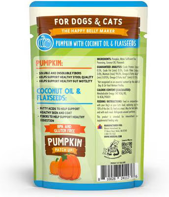 Weruva Pumpkin Patch Up Pumpkin with Coconut Oil & Flaxseeds For Cats and Dogs