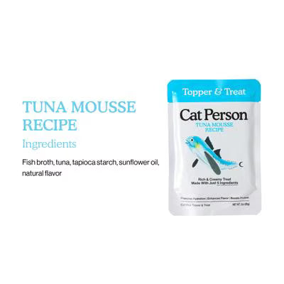 Weruva Cat Person Grain Free Mousse Tuna Recipe