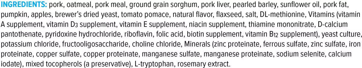 American Natural Premium Legume-Free Pork with Pumpkin and Apples Dry Dog Food