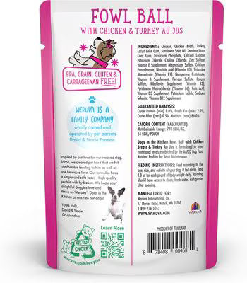 Weruva Dogs in the Kitchen Classic Fowl Ball