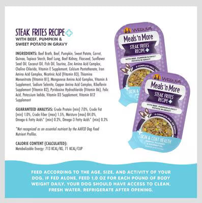 Weruva Meals 'n More Steak Frites Recipe Plus For Dogs