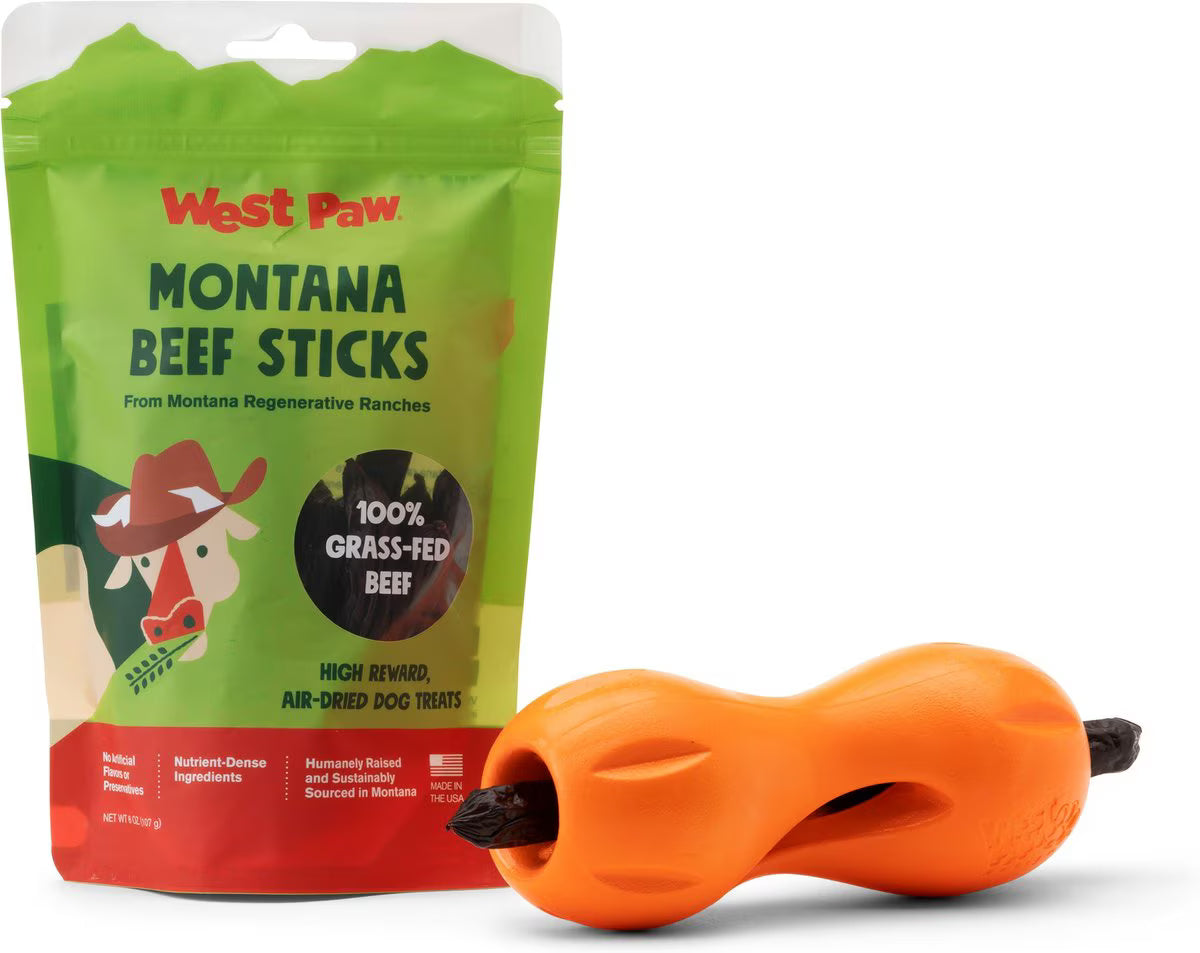West Paw Air Dried Dog Treats Beef Sticks