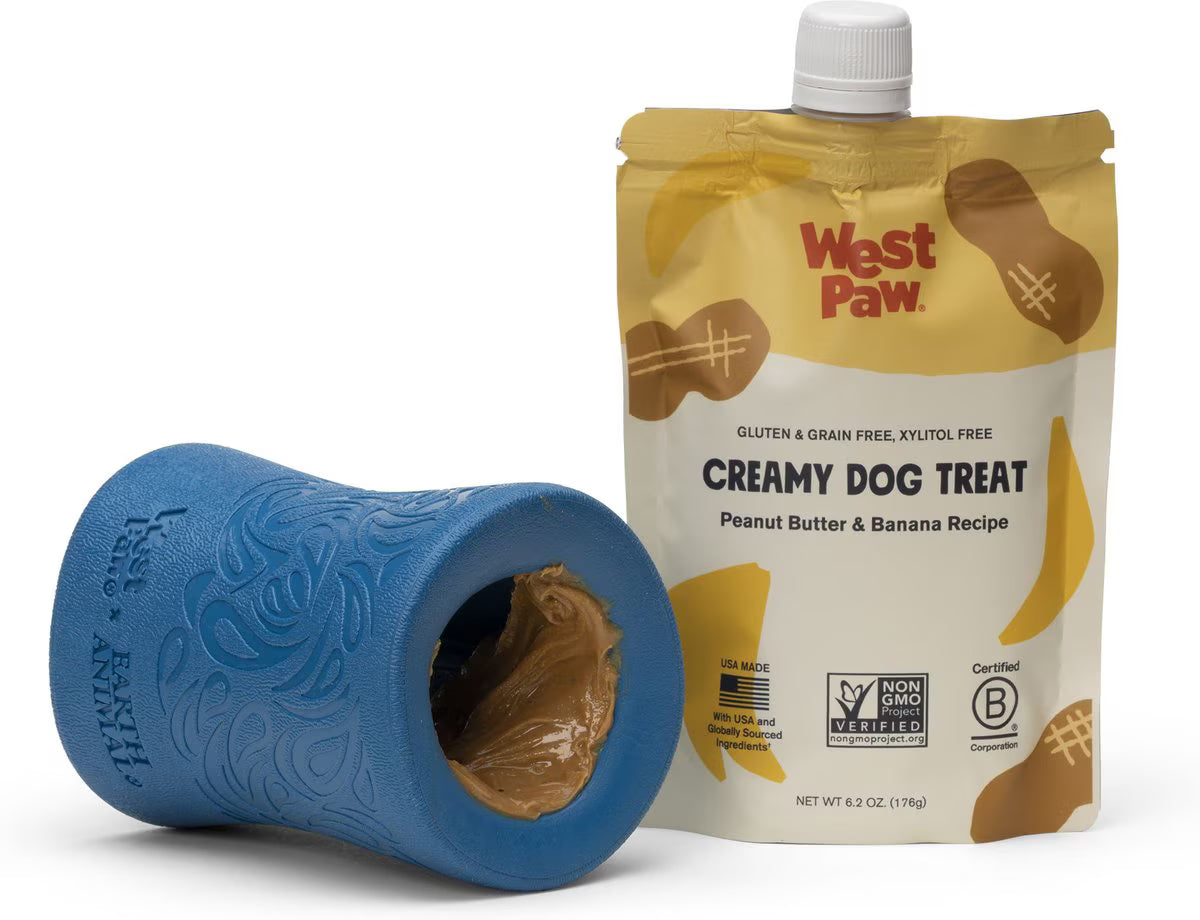 West Paw Creamy Dog Treats Peanut Butter & Banana