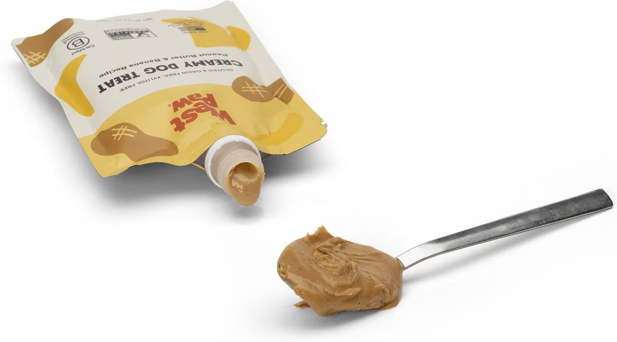 West Paw Creamy Dog Treats Peanut Butter & Banana
