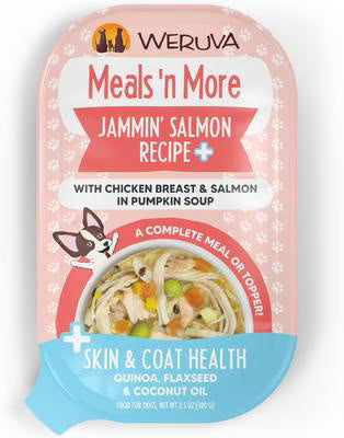 Weruva Meals 'n More Jammin' Salmon Recipe Plus For Dogs