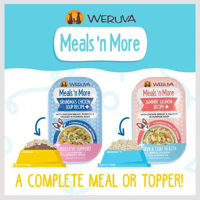 Weruva Meals 'n More Jammin' Salmon Recipe Plus For Dogs
