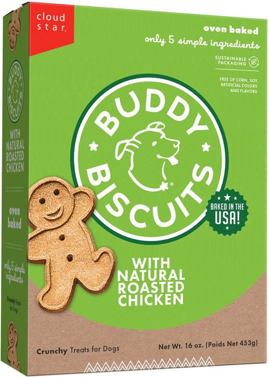 Buddy Biscuits Crunchy Treats with Roasted Chicken