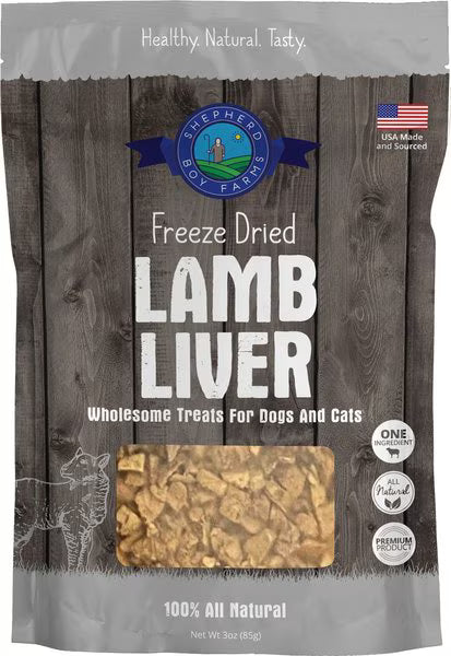 Shepherd Boy Farms Freeze-Dried Lamb Liver for Dogs