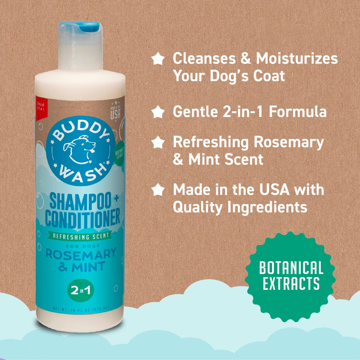 Buddy Wash Rosemary & Mint