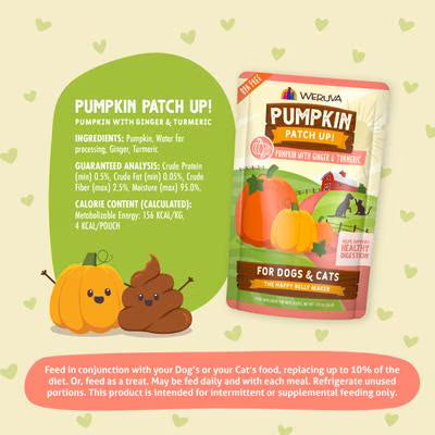 Weruva Pumpkin Patch Up Pumpkin with Ginger & Turmeric For Cats and Dogs