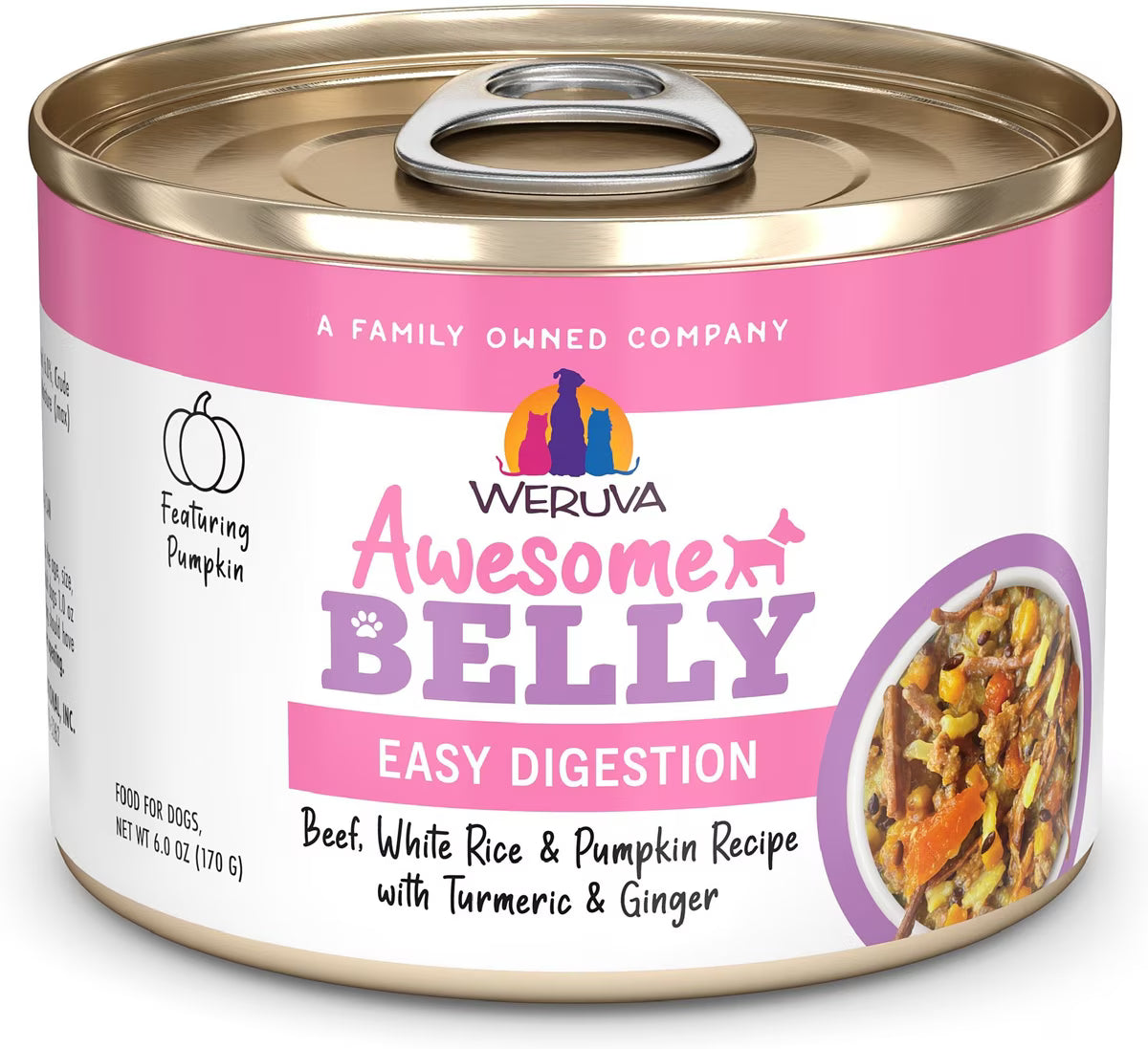 Weruva Awesome Belly Beef, Rice & Pumpkin