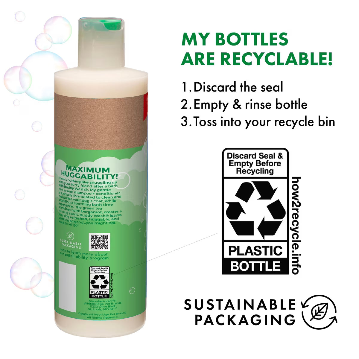 Buddy Wash Green Tea & Bergamot