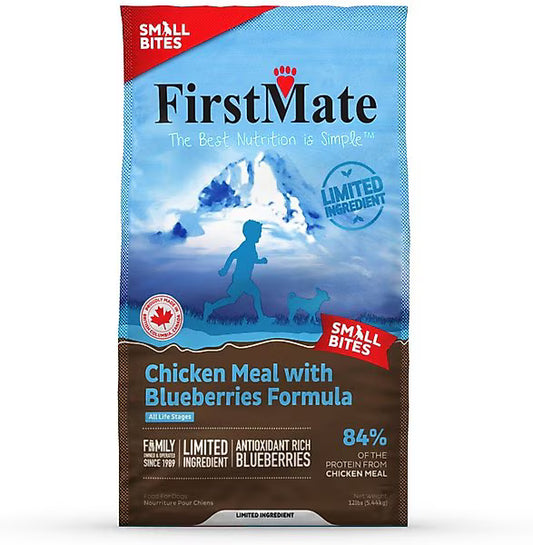 FirstMate Limited Ingredient Chicken With Blueberries Small Bites for Dogs