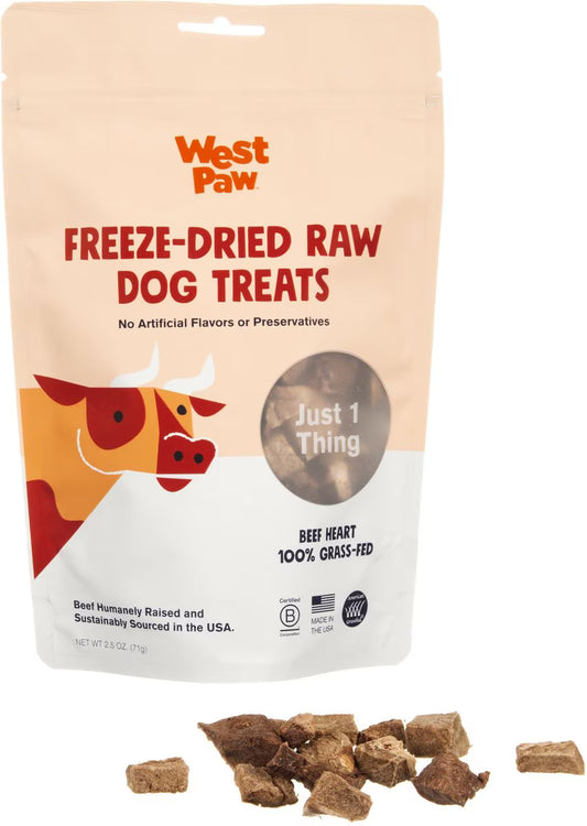 West Paw Beef Heart Single Ingredient Dog Treats