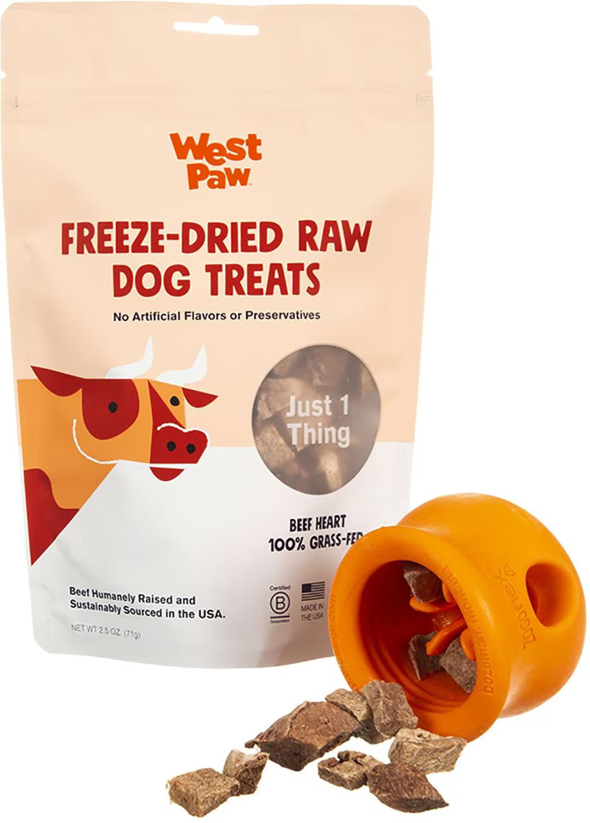 West Paw Beef Heart Single Ingredient Dog Treats