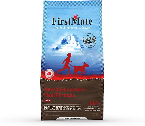 FirstMate Limited Ingredient New Zealand Beef Small Bites for Dogs