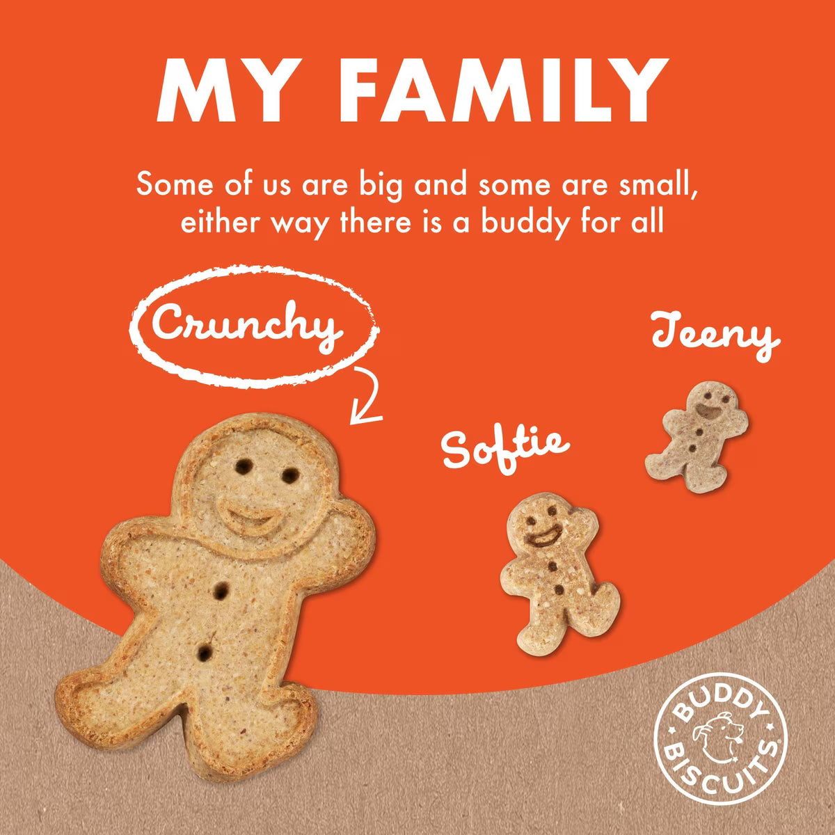 Buddy Biscuits Grain Free Crunchy Treats with Peanut Butter