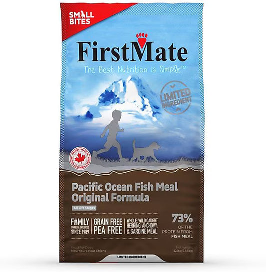 FirstMate Limited Ingredient Pacific Ocean Fish Original Small Bites for Dogs