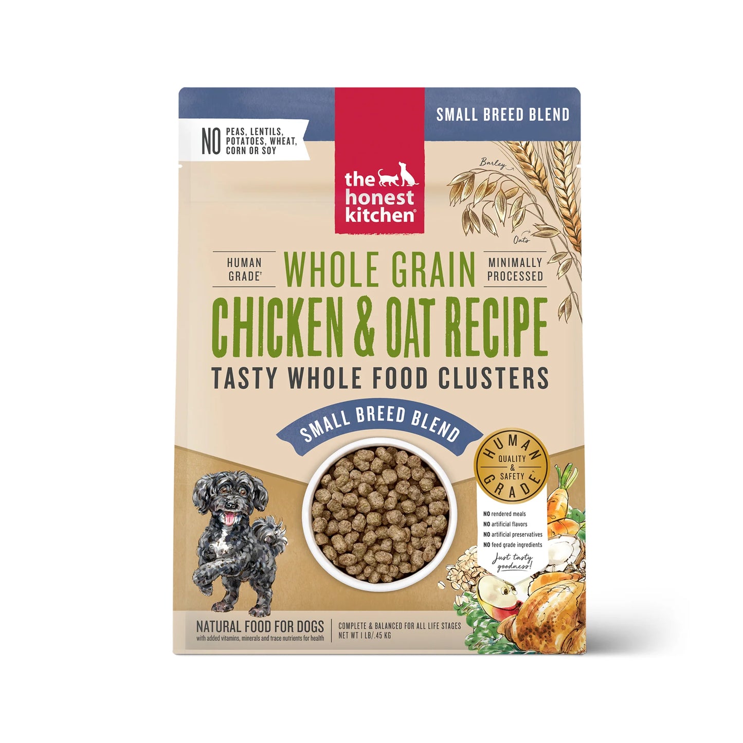The Honest Kitchen Whole Grain Chicken Recipe Whole Food Clusters Small Breed Dog Food
