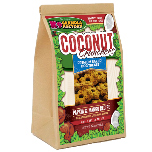 K9 Granola Factory Coconut Crunchers Papaya & Mango Formula