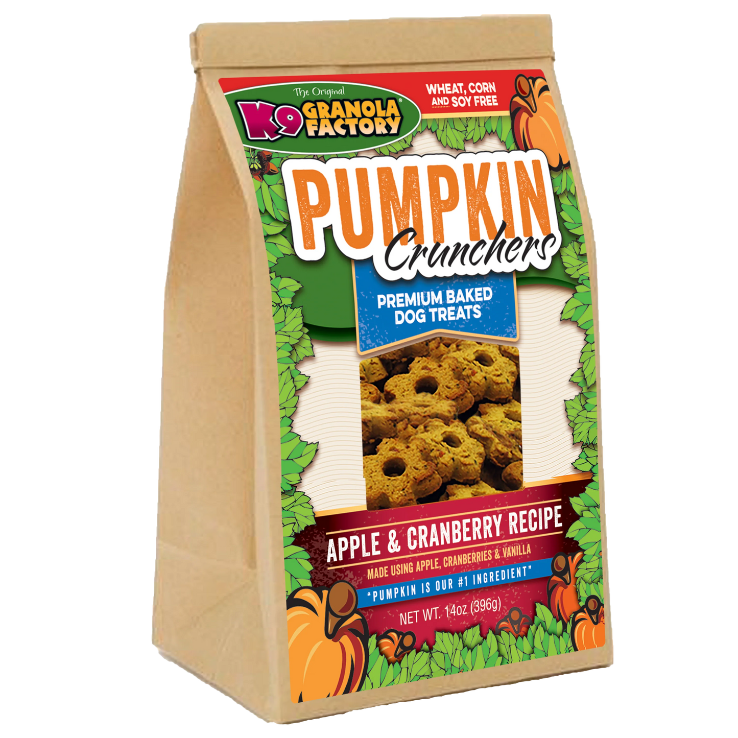 K9 Granola Factory Pumpkin Crunchers Apple & Cranberry Formula