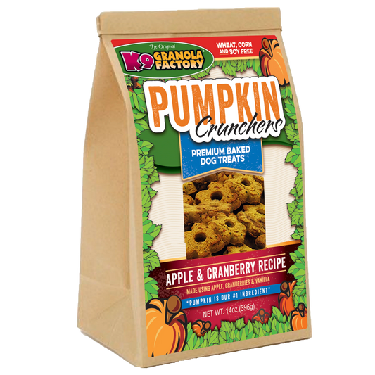 K9 Granola Factory Pumpkin Crunchers Apple & Cranberry Formula