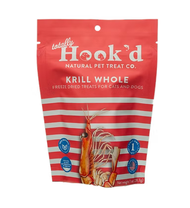 Totally Hook'd Freeze-Dried Krill Cat & Dog Treats