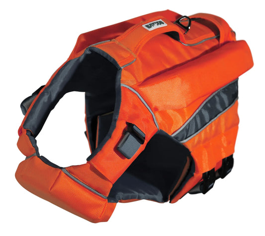 Baydog Orange Monterey Bay Offshore Lifejacket for Dogs
