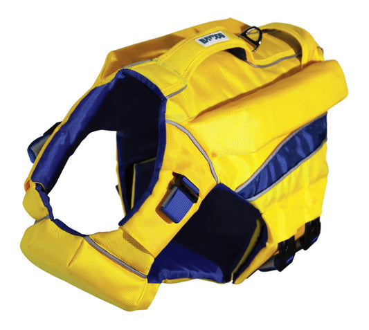 Baydog Yellow Monterey Bay Offshore Lifejacket for Dogs