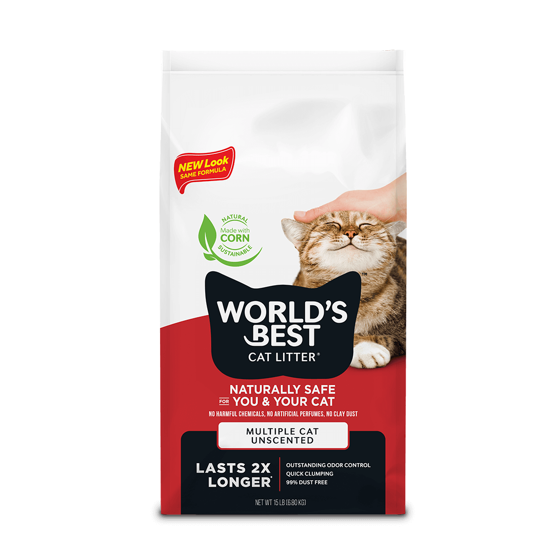 World's Best Cat Litter Multiple Cat Clumping Formula