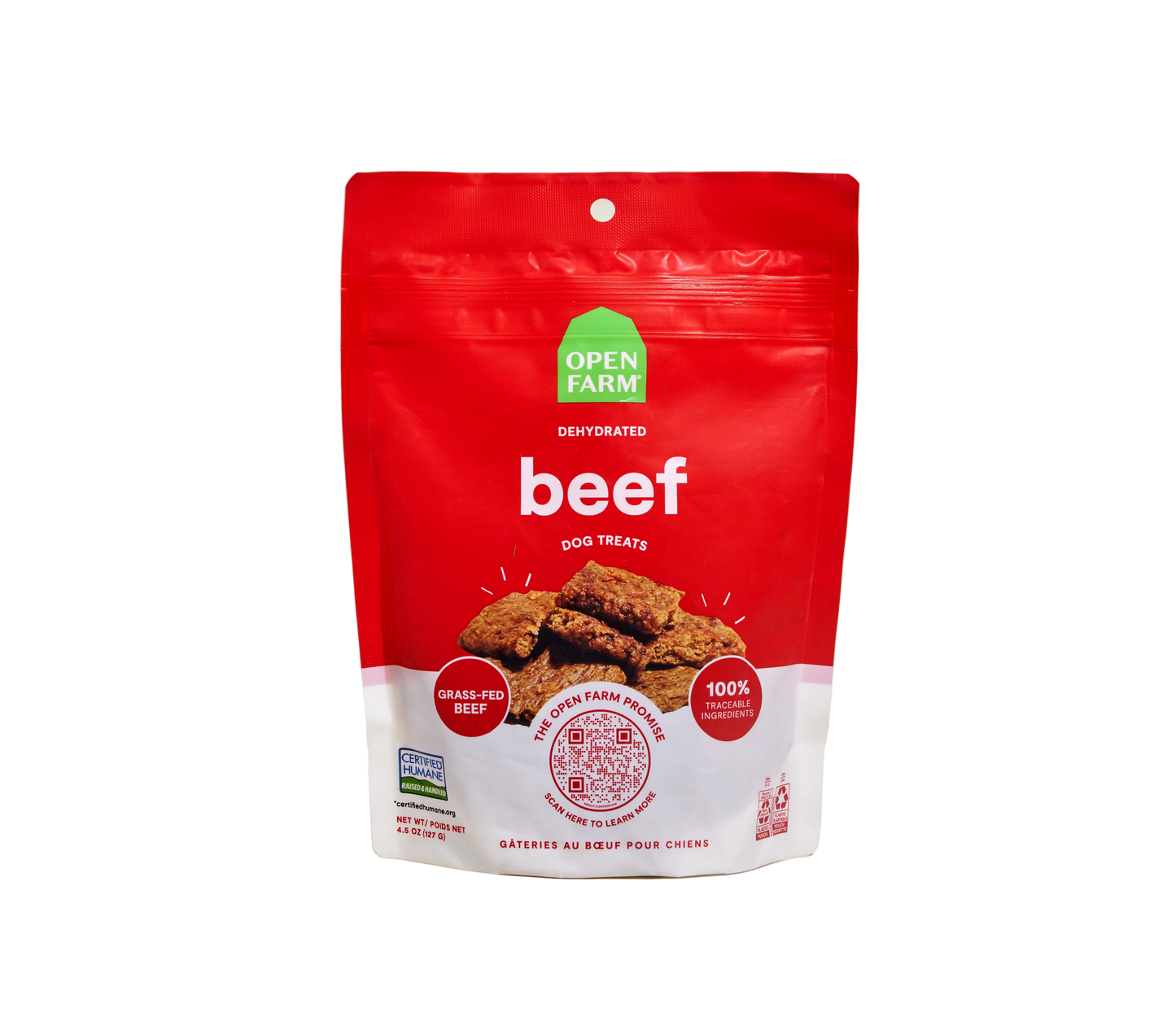 Open Farm Dehydrated Beef Dog Treat