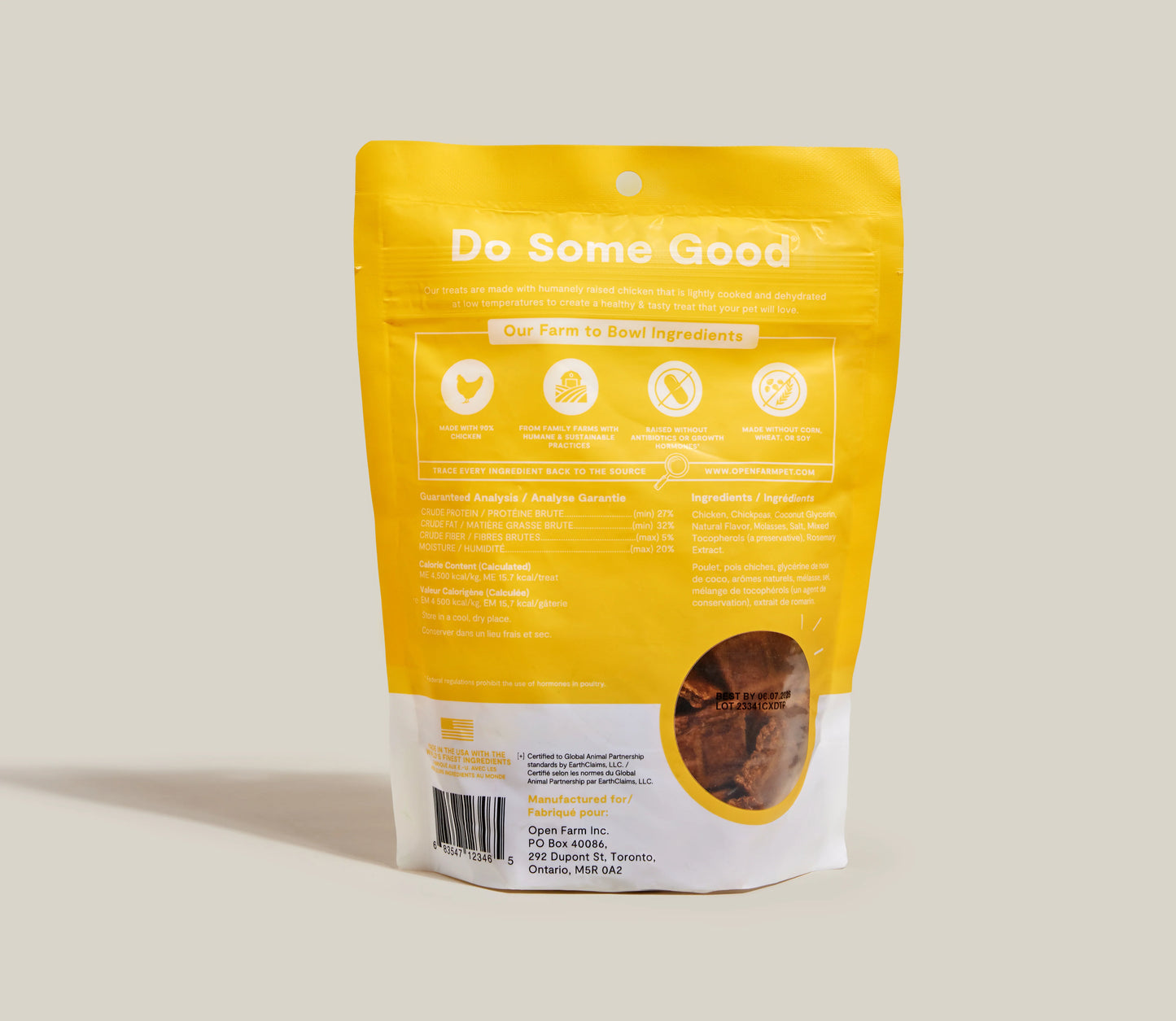 Open Farm Dehydrated Chicken Dog Treats