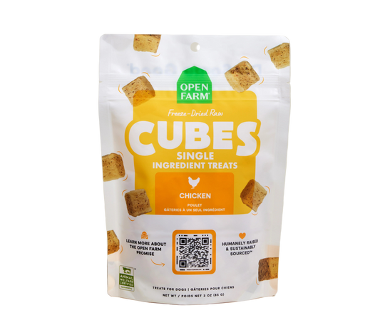 Open Farm Harvest Chicken Freeze-Dried Treat Cubes For Dogs