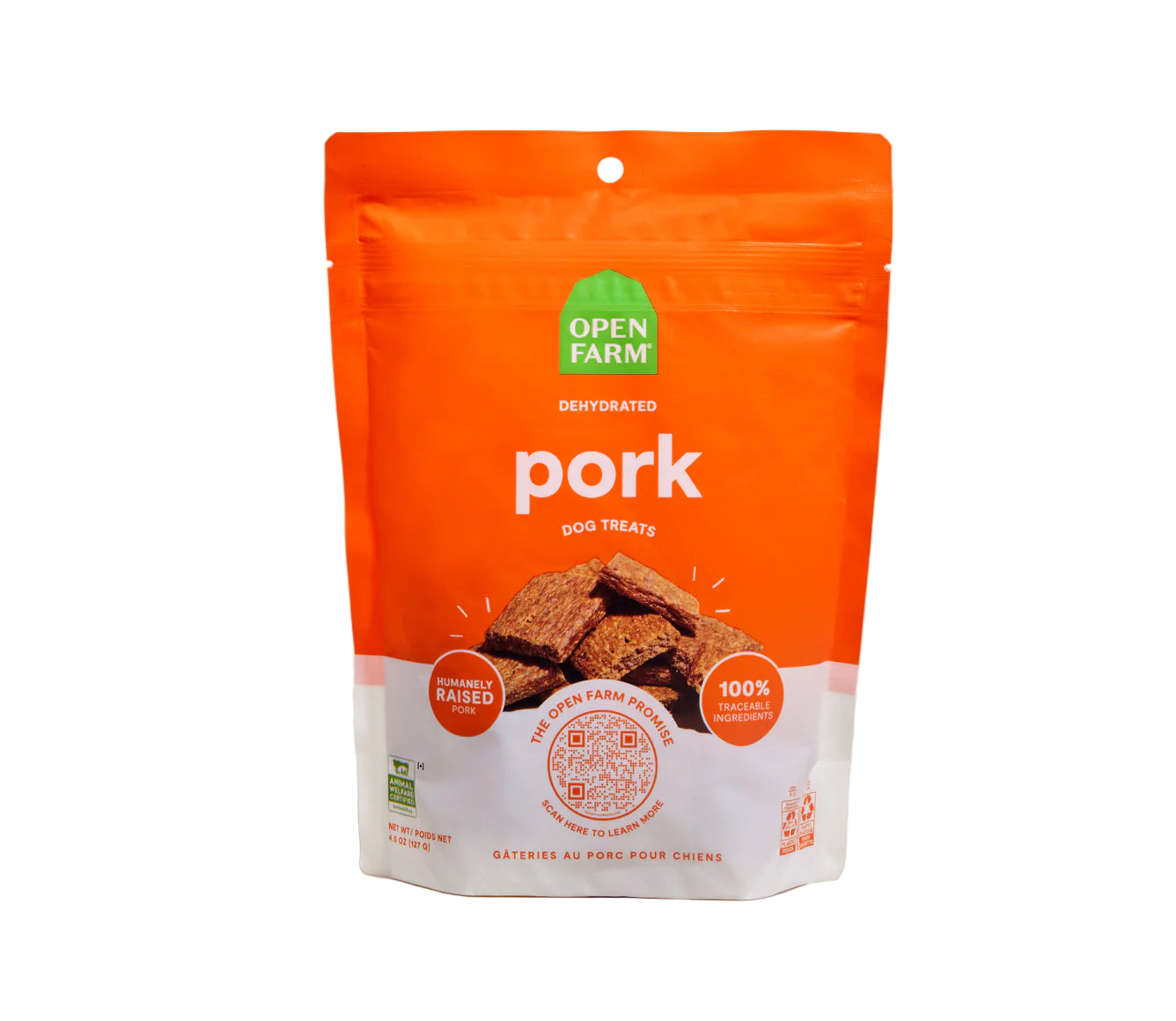 Open Farm Dehydrated Pork Dog Treat