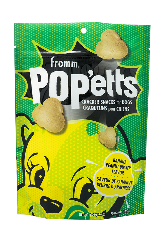 Fromm Pop'etts Banana Peanut Buster Flavor Dog Treats