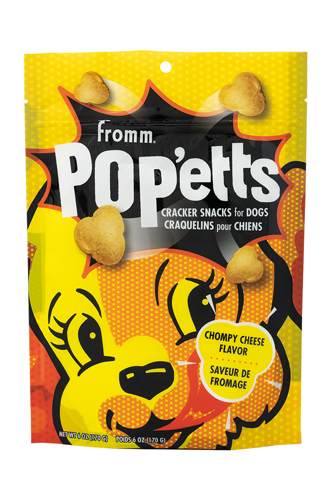 Fromm Pop'etts Chompy Cheese Flavor Dog Treats