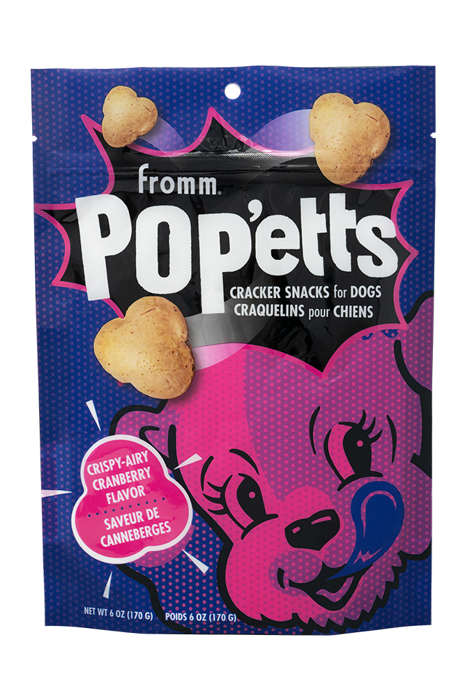 Fromm Pop'etts Crispy-Airy Cranberry Flavor Dog Treats