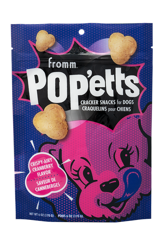 Fromm Pop'etts Crispy-Airy Cranberry Flavor Dog Treats