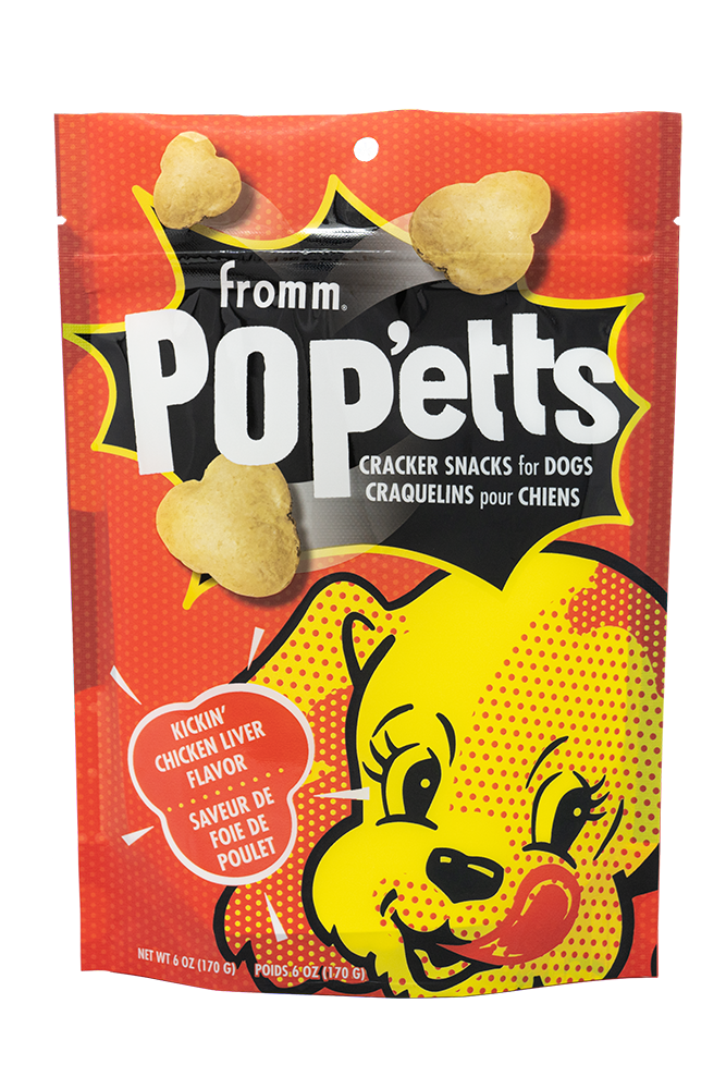 Fromm Pop'etts Kickin' Chicken Liver Flavor Dog Treats