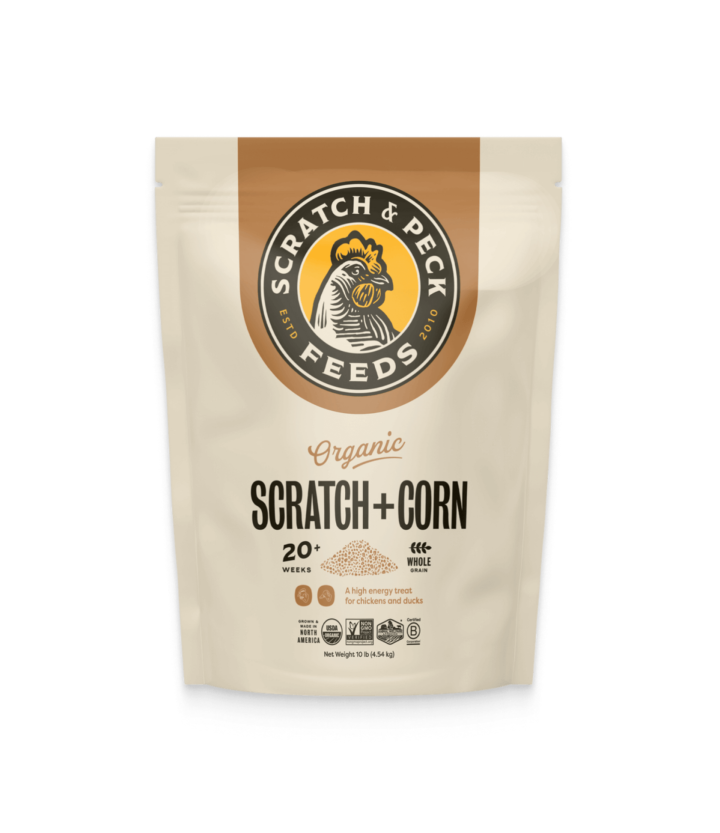 Scratch & Peck Organic Scratch and Corn Chicken and Duck Feed
