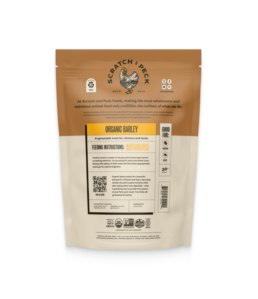 Scratch & Peck Organic Barley
