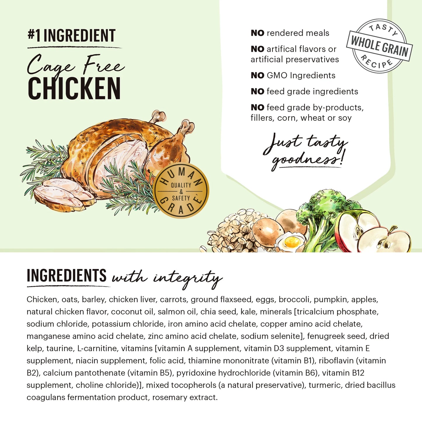 The Honest Kitchen Whole Grain Chicken Recipe Whole Food Clusters Small Breed Dog Food