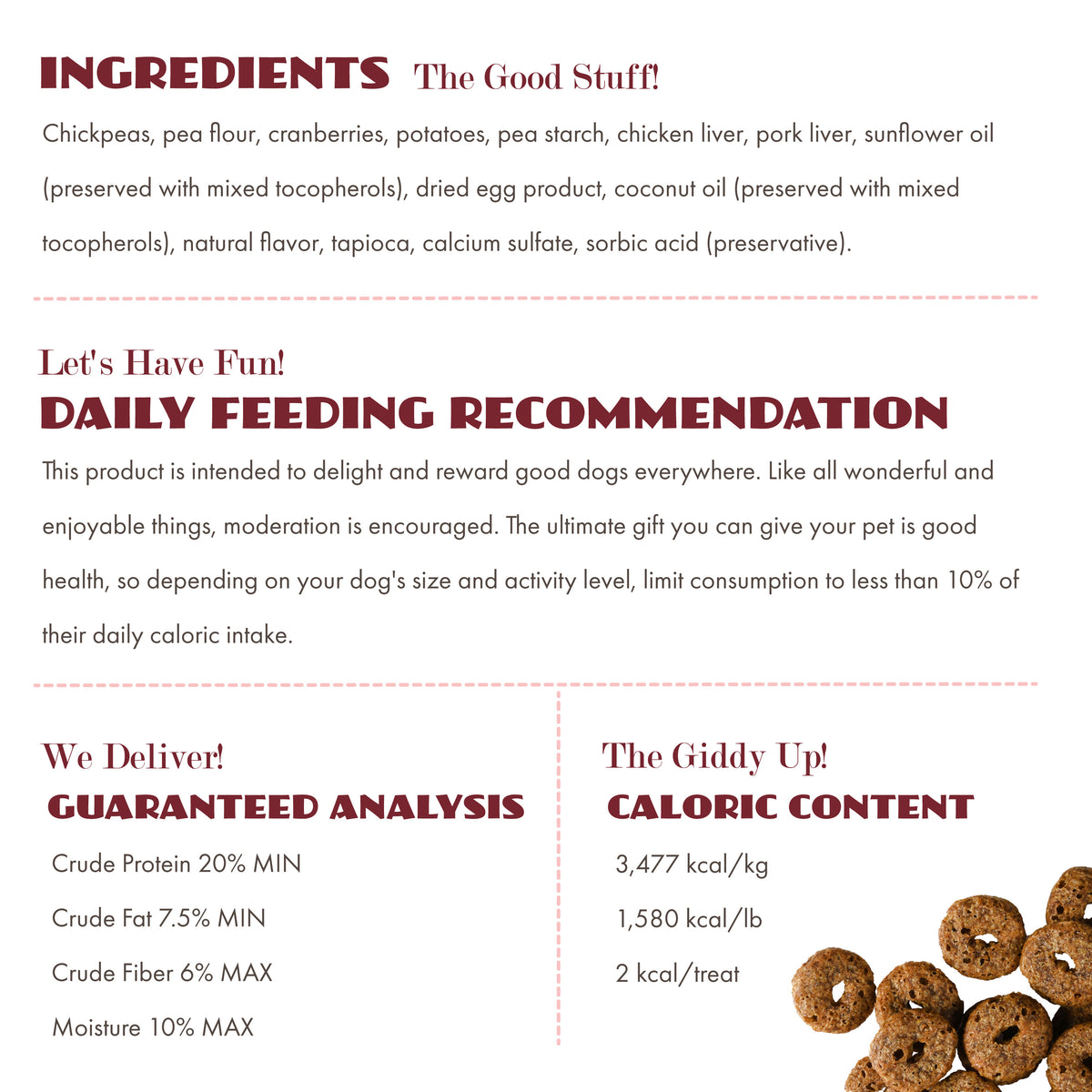 Fromm Crunchy O's CranLiver Kaboom! Dog Treats
