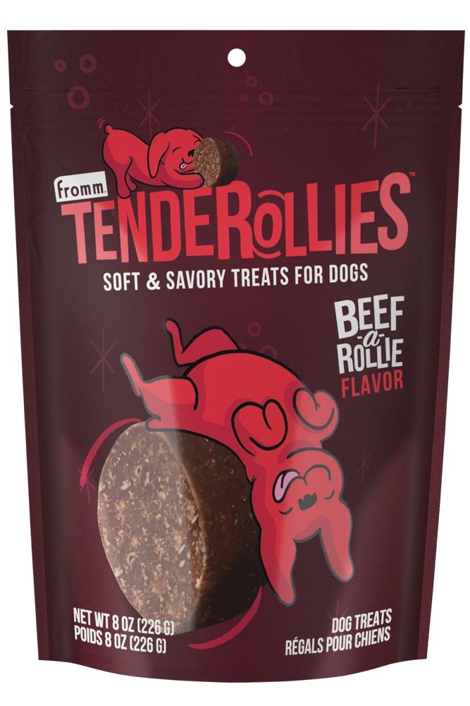Fromm Tenderollies Beef-a-Rollie Dog Treats
