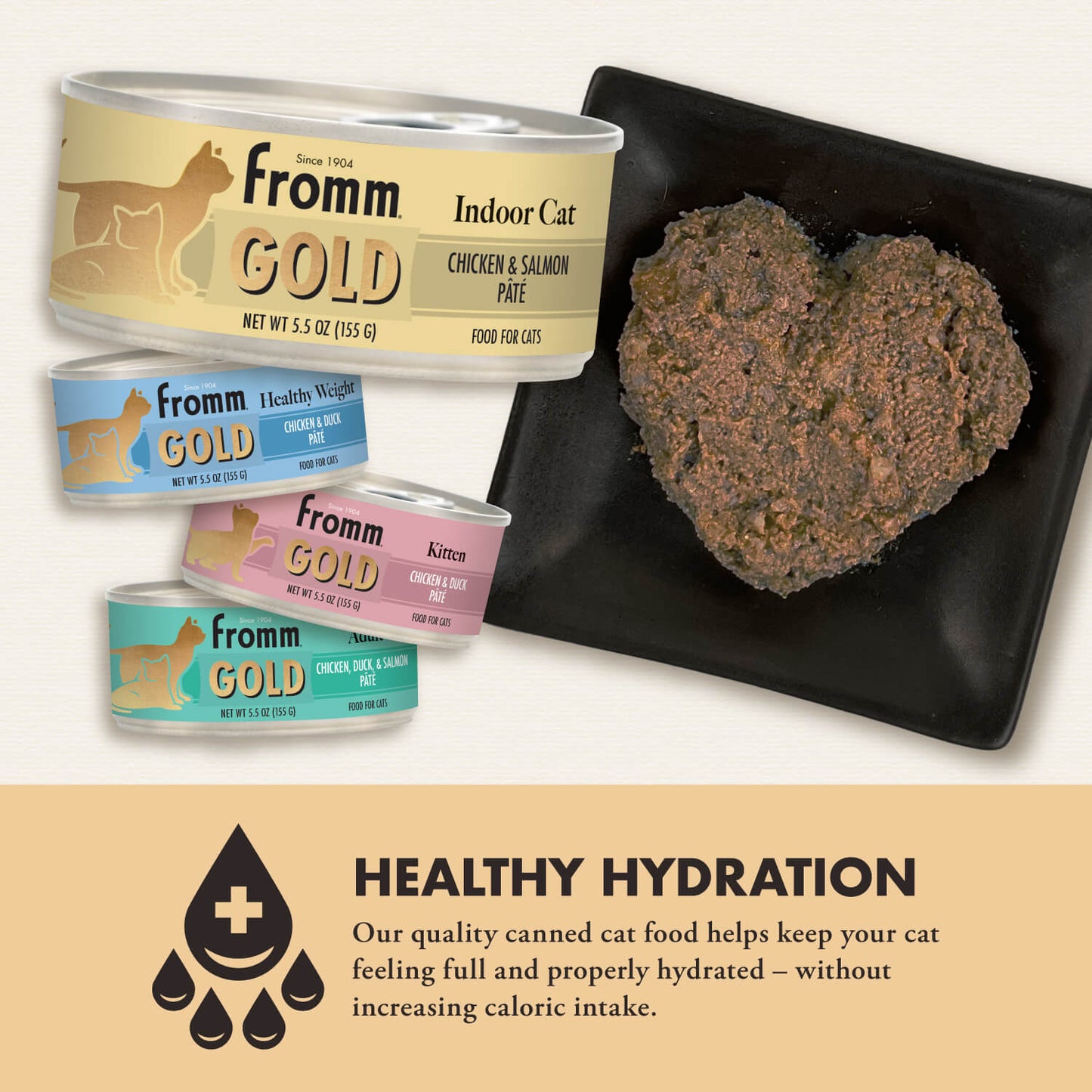 Fromm Gold Indoor Adult Chicken and Salmon Pate Canned Cat Food