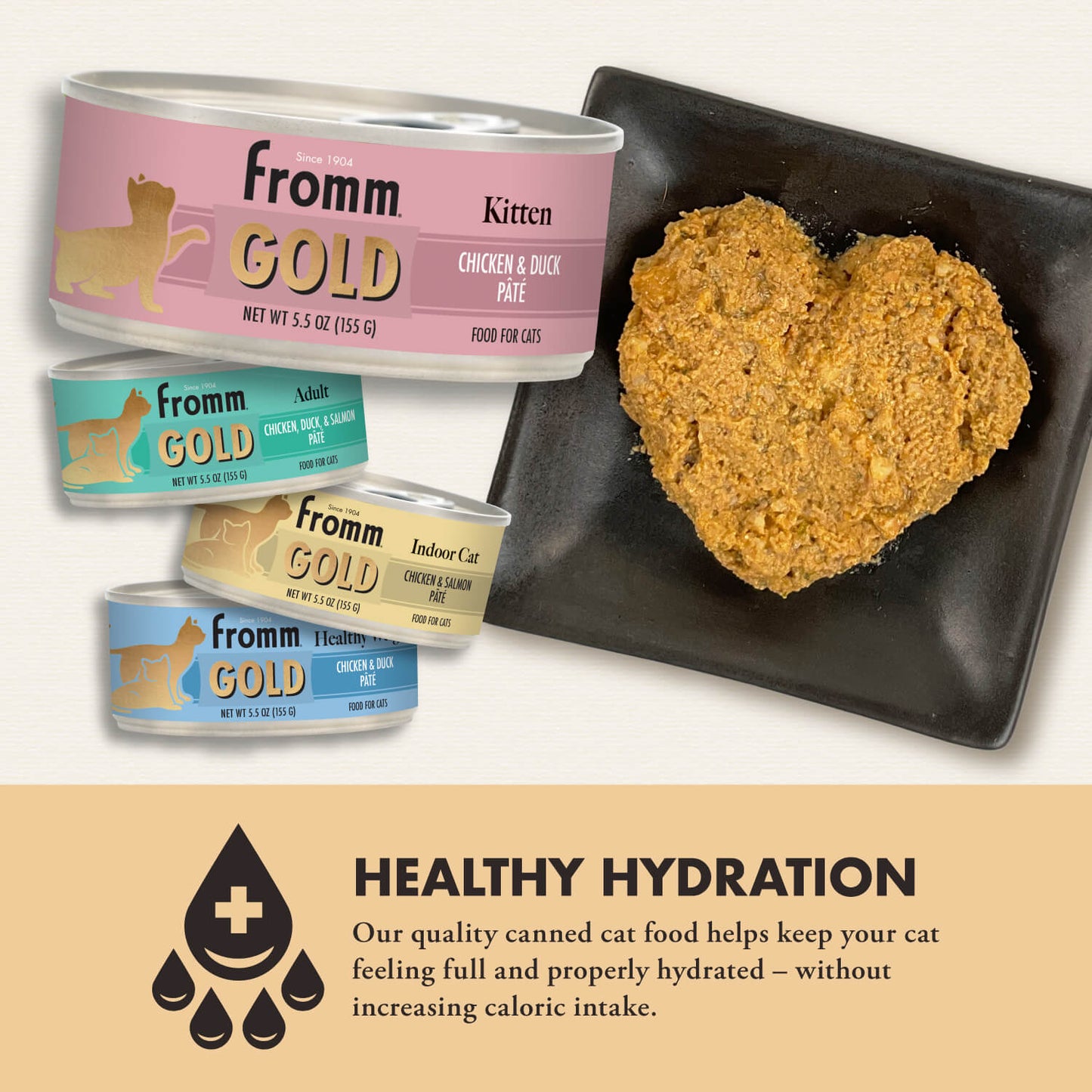 Fromm Gold Chicken and Duck Pate Canned Kitten Food